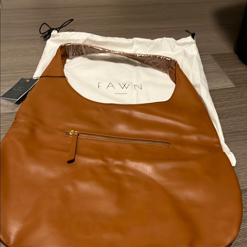 Fawn Brown Leather Tote Bag - Picture 6 of 8
